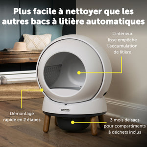 Bac à litière autonettoyant ScoopFree SmartSpin™