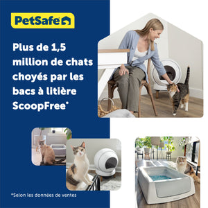 Bac à litière autonettoyant ScoopFree SmartSpin™