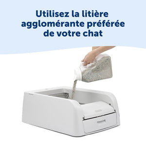 Bac à litière agglomérante autonettoyant ScoopFree™